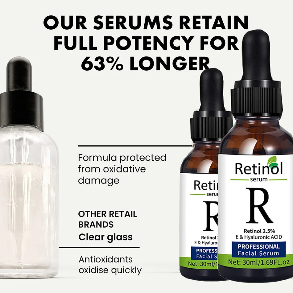 Facial Serums Skin Care Set / Vitamin C / Hyaluronic Acid / Retinol Serum for Face Anti Aging Serum