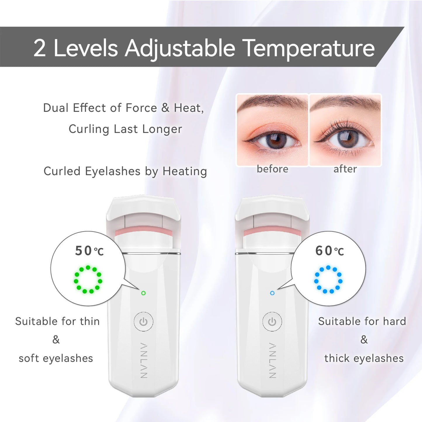 Electric Heated Eyelash Curler