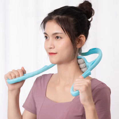 Six Wheel Manual Neck Massager