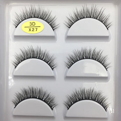 Natural 3D Mink False Eyelashes