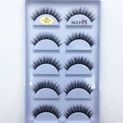 Natural 3D Mink False Eyelashes