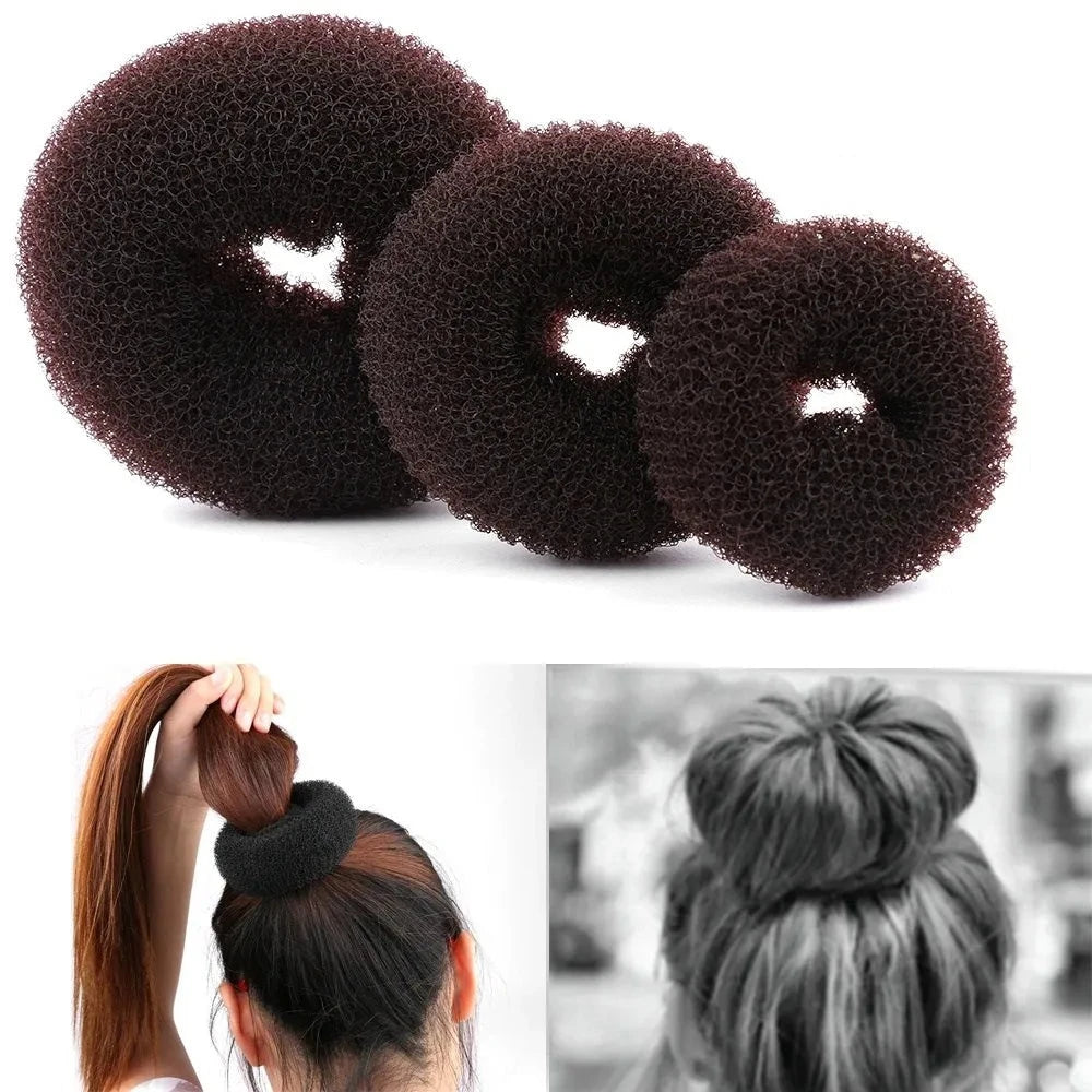 Women Donut Hair Ring Bun