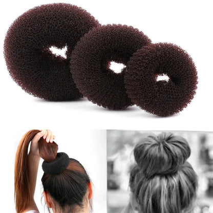 Women Donut Hair Ring Bun