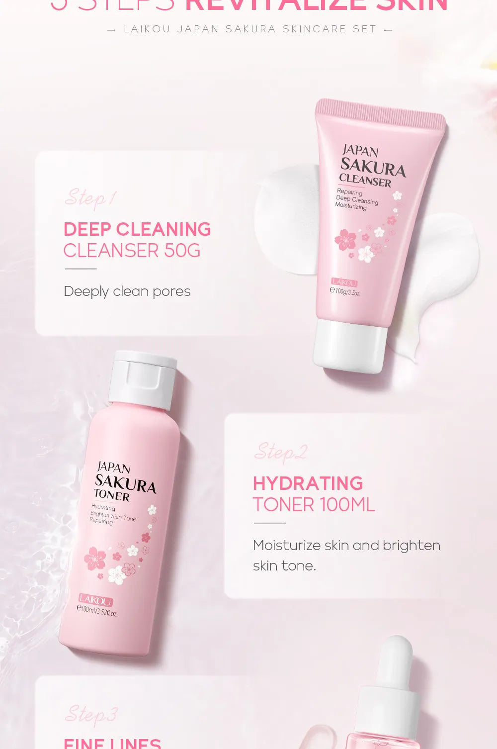 Sakura Face Skincare Set