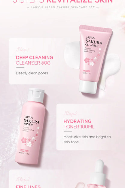 Sakura Face Skincare Set