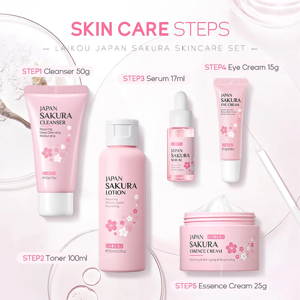 Sakura Face Skincare Set