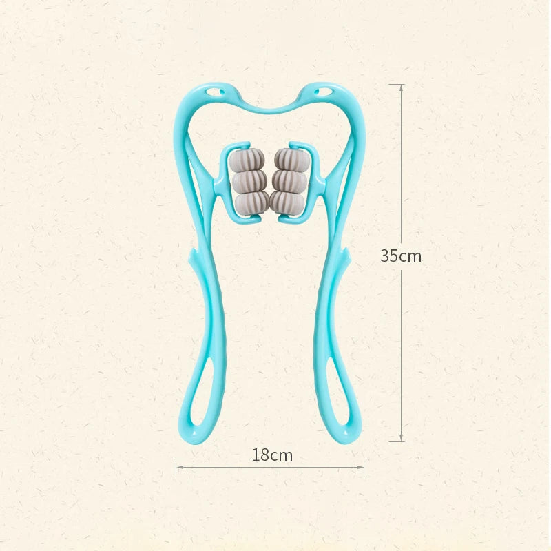 Six Wheel Manual Neck Massager