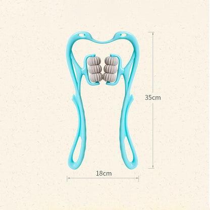 Six Wheel Manual Neck Massager