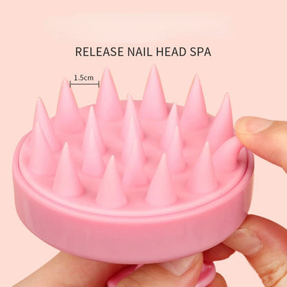 Scalp Massager with Soft Silicone Bristles for Hair Growth & Dandruff Removal