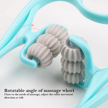 Six Wheel Manual Neck Massager