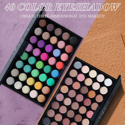 Makeup 40 Colors Eye Shadow Plate