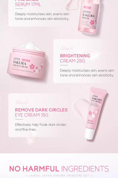 Sakura Face Skincare Set